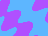 illustratie van diagonale kronkels in paars en blauw