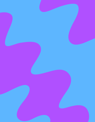 illustratie van diagonale kronkels in paars en blauw