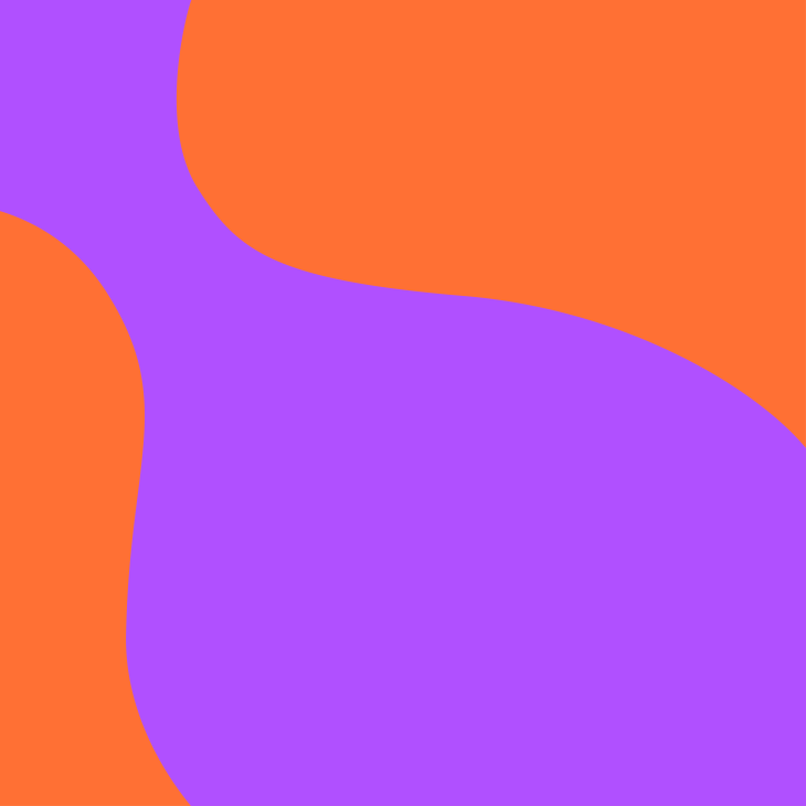 illustratie kegel in oranje en paars