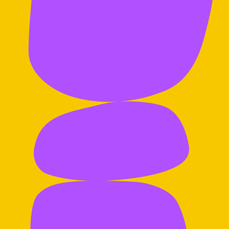 Illustratie van opgestapelde stenen in paars en geel