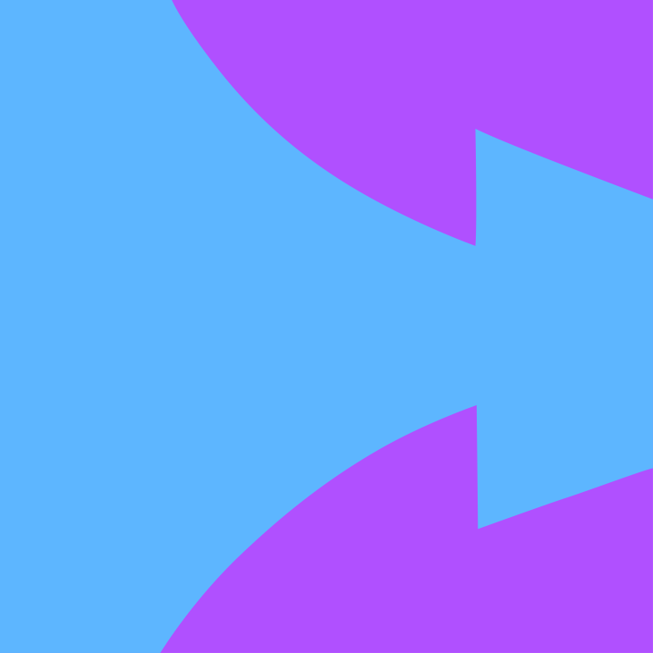 illustratie pijl in blauw en paars