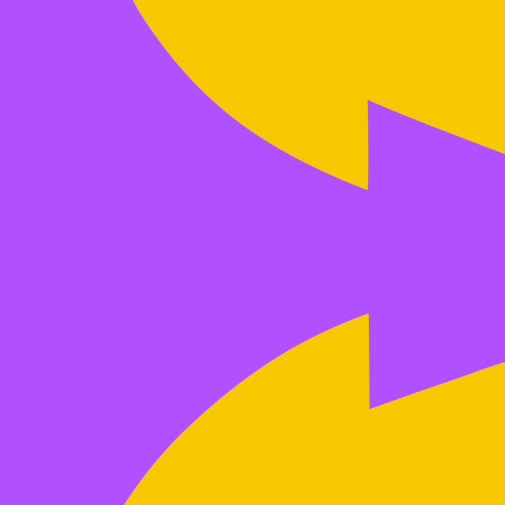 illustratie pijl in geel en paars