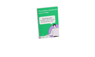 Voorkant van het preventieplan met groene voorkant