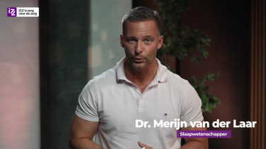 Screenshot van het begin van het webinar slapen