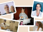 Compilatie van 5 foto's van zorgmedewerker door de jaren heen